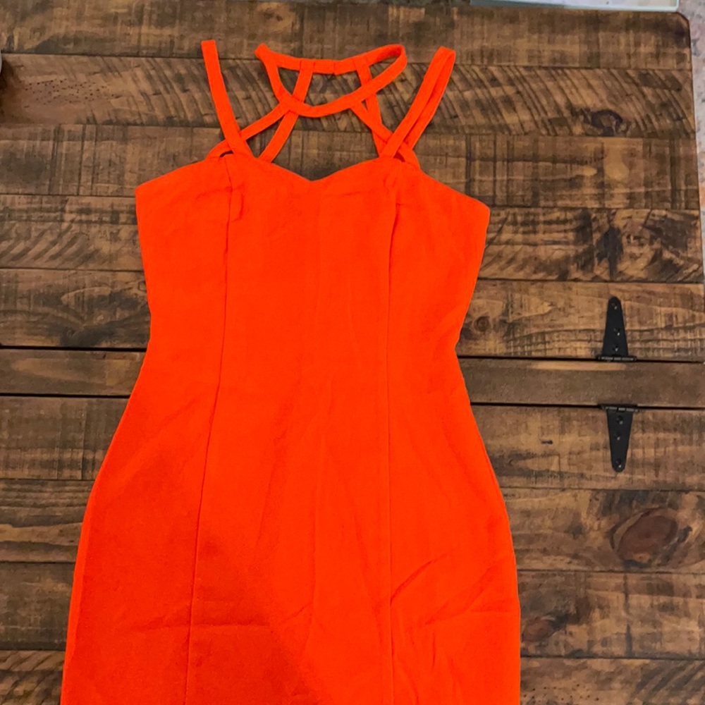 Orange dress